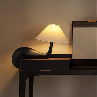 Solisise Lampe de Table en Bois d'Art