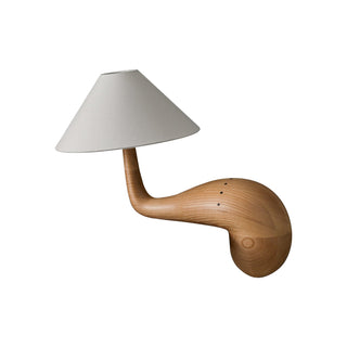Solisise Lampe de Table en Bois d'Art