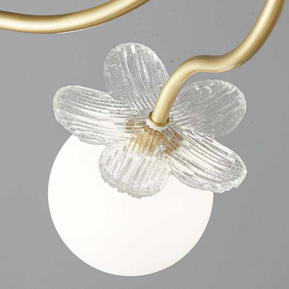 Lioraira Art Floraison Fleur Verre Lustre