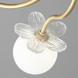 Orlaeila Art Floraison Fleur Verre Lustre