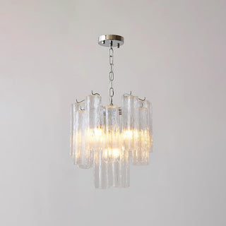 Kamenicky Lustre Cascades de Verre en Niveaux-Luire