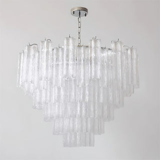 Kamenicky Lustre Cascades de Verre en Niveaux-Luire