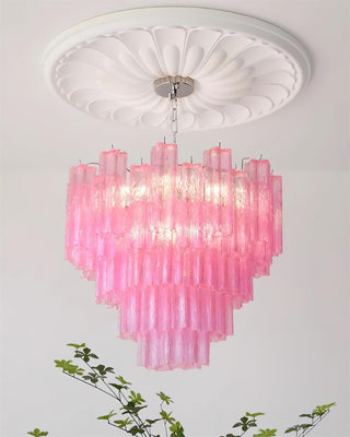 Kamenicky Lustre Cascades de Verre en Niveaux-Luire