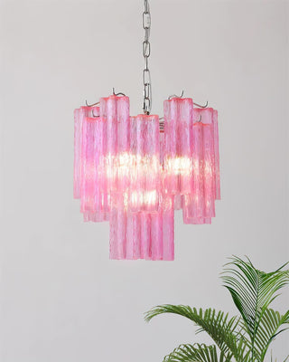 Kamenicky Lustre Cascades de Verre en Niveaux-Luire