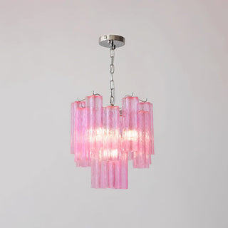 Kamenicky Lustre Cascades de Verre en Niveaux-Luire