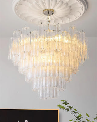 Kamenicky Lustre Cascades de Verre en Niveaux-Luire