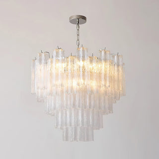 Kamenicky Lustre Cascades de Verre en Niveaux-Luire