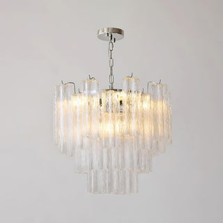 Kamenicky Lustre Cascades de Verre en Niveaux-Luire