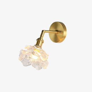 Petal Applique Murale Vintage en Laiton