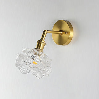 Petal Applique Murale Vintage en Laiton