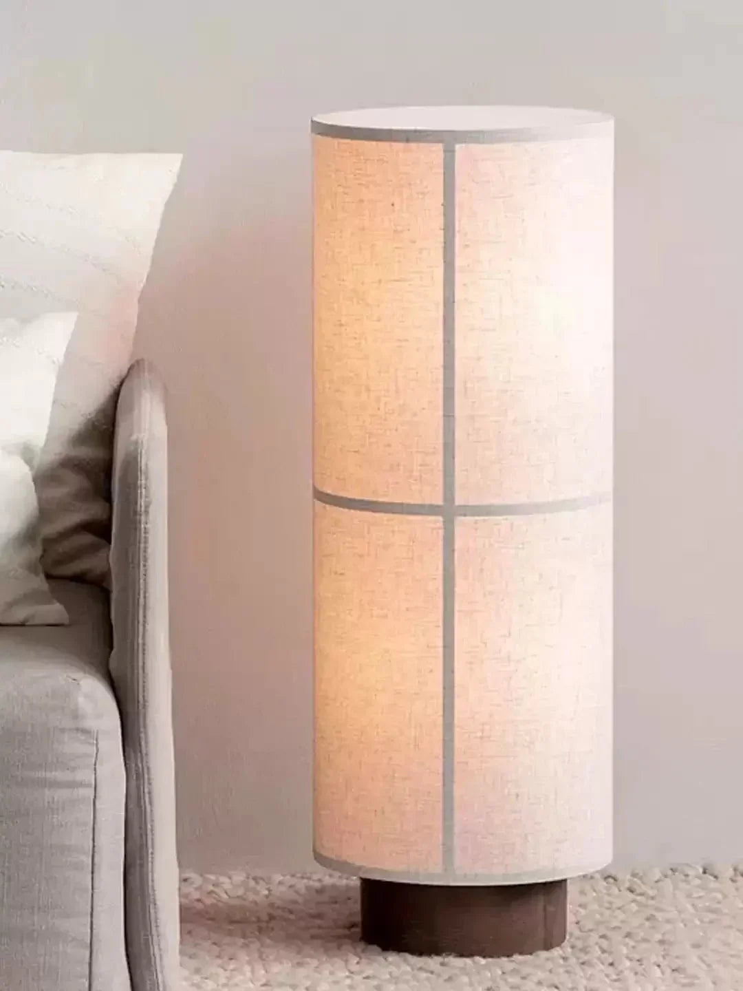 Lior Lampe de Table Minimaliste en Tissu de Table
