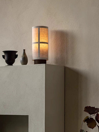 Lior Lampe de Table Minimaliste en Tissu de Table