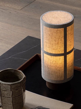 Lior Lampe de Table Minimaliste en Tissu de Table