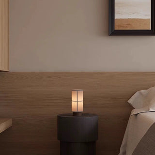 Lior Lampe de Table Minimaliste en Tissu de Table