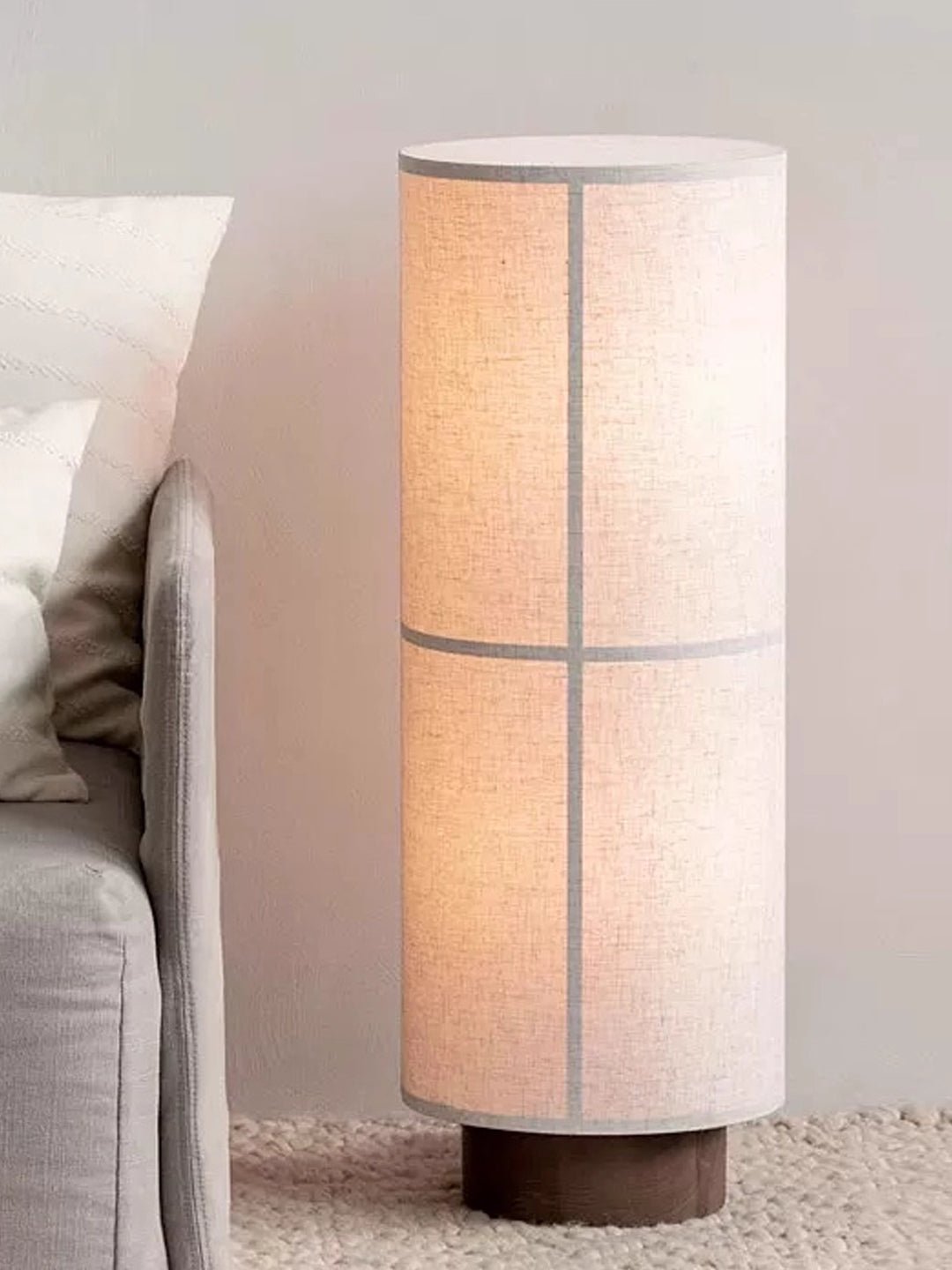 Lior Lampe de Table Minimaliste en Tissu de Table