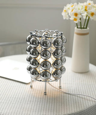 Lirra Lampe de Table en Métal Futuriste