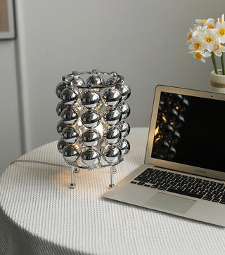 Lirra Lampe de Table en Métal Futuriste