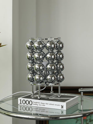 Lirra Lampe de Table en Métal Futuriste