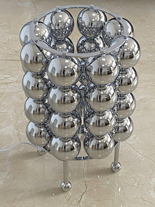 Lirra Lampe de Table en Métal Futuriste