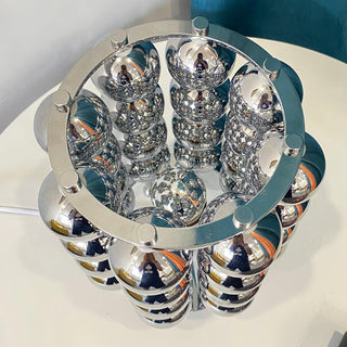 Lirra Lampe de Table en Métal Futuriste