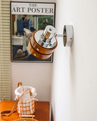Zanorir Applique Murale en Noyer Art Nordique Premium