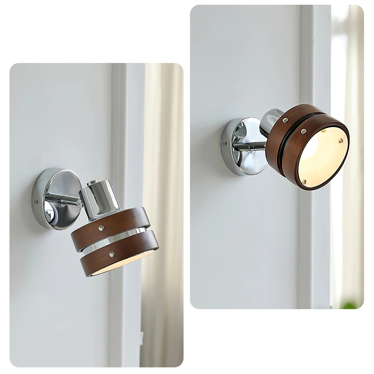 Oreniona Applique Murale en Noyer Art Nordique Premium