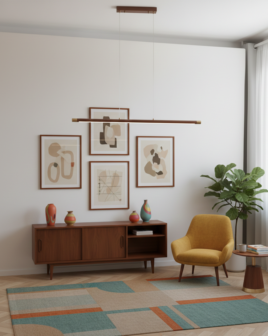 Dash Suspension en Bois Linéaire