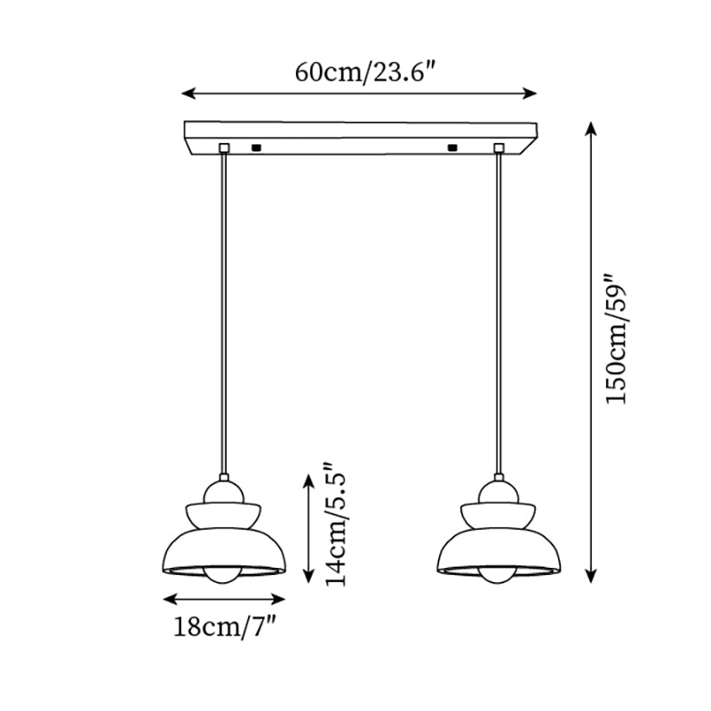 Pendant Lamp Travertine Shade Wood Modern Nordic Beige Walnut-Neutral Decor