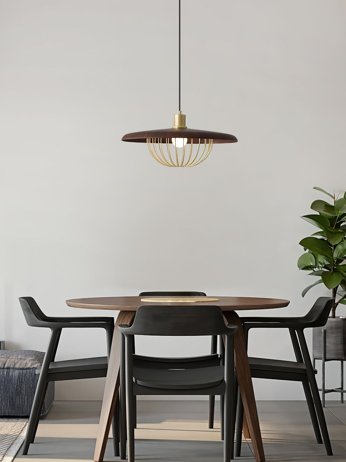 Elanora Suspension Rétro Vintage en Bois