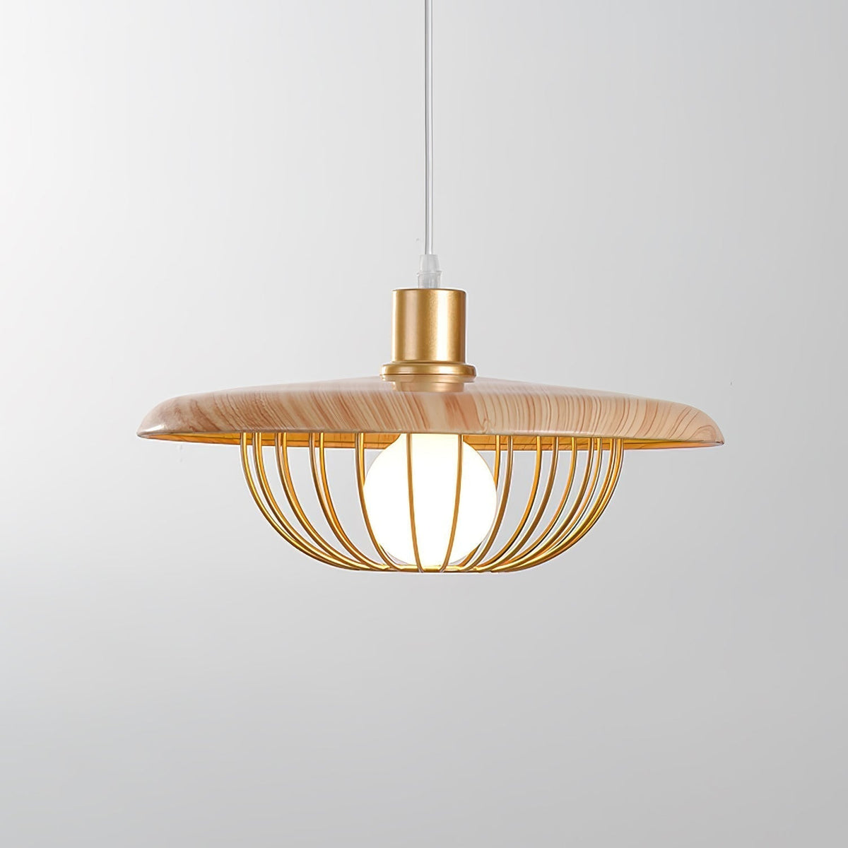 Elanora Suspension Rétro Vintage en Bois