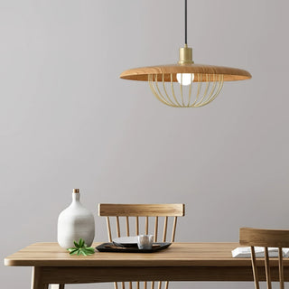 Elanora Suspension Rétro Vintage en Bois