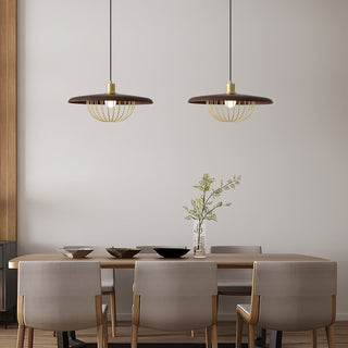 Elanora Suspension Rétro Vintage en Bois