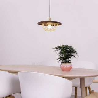 Elanora Suspension Rétro Vintage en Bois