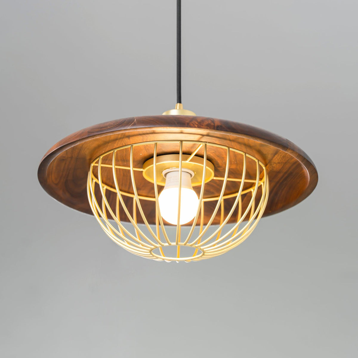 Elanora Suspension Rétro Vintage en Bois