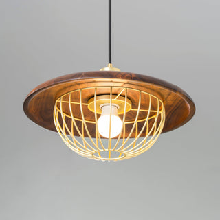Elanora Suspension Rétro Vintage en Bois