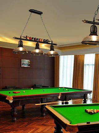 Lustra Lustre en Verre Noir Balles de Billard Moderne