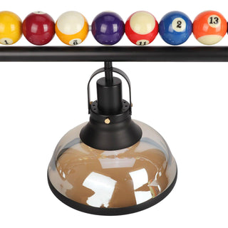 Lustra Lustre en Verre Noir Balles de Billard Moderne