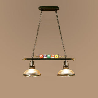 Lustra Lustre en Verre Noir Balles de Billard Moderne