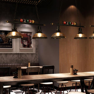 Lustra Lustre en Verre Noir Balles de Billard Moderne