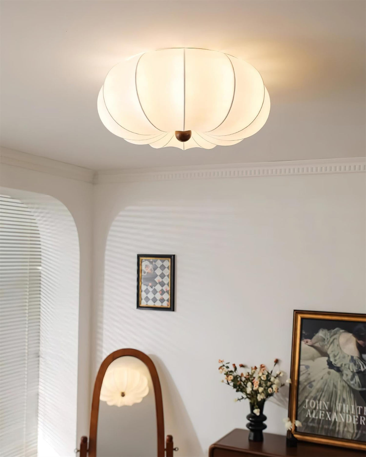 Novia Soft Glow Flush Mount Ceiling Light-Neutral Decor