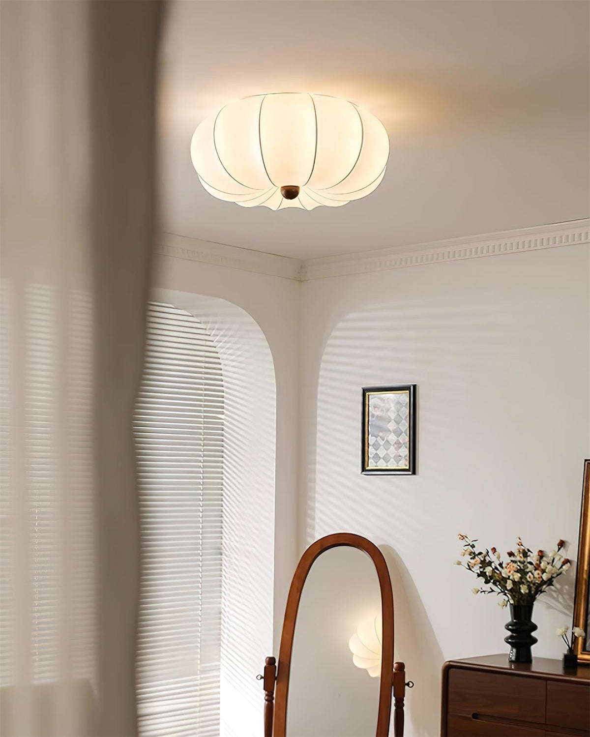 Novia Soft Glow Flush Mount Ceiling Light-Neutral Decor
