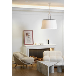 Aurzorora Suspension Vintage Industrielle en Laiton Et Tissu