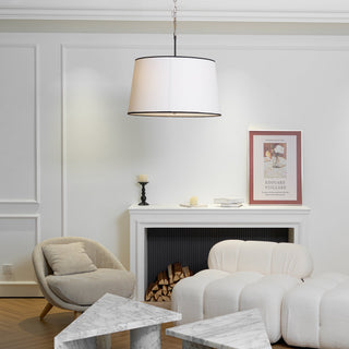 Aurzorora Suspension Vintage Industrielle en Laiton Et Tissu