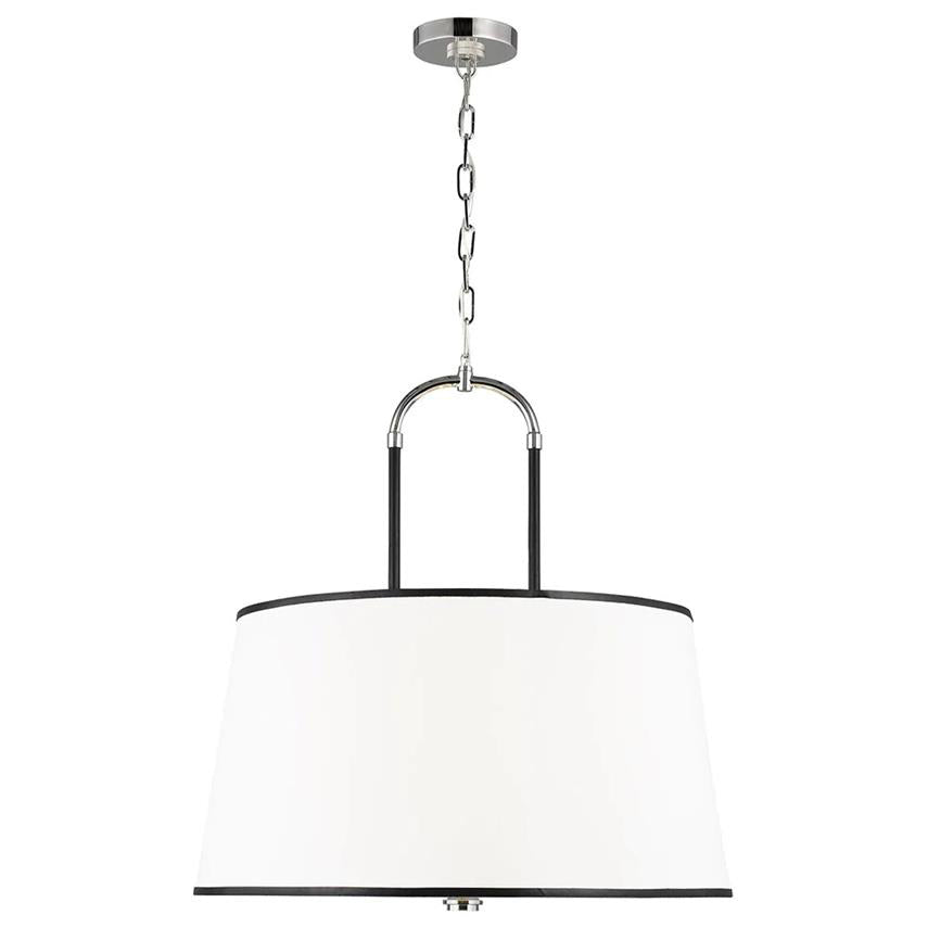 Aurzorora Suspension Vintage Industrielle en Laiton Et Tissu