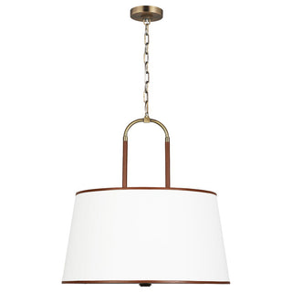 Aurzorora Suspension Vintage Industrielle en Laiton Et Tissu