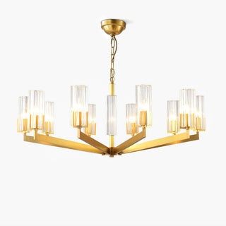 Lustra Lustre Laiton Verre Moderne