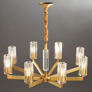 Lustra Lustre Laiton Verre Moderne