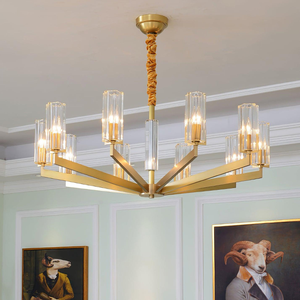 Mirira Lustre Laiton Verre Moderne