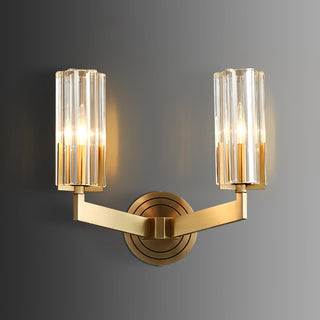 Aqua Lampe Murale en Laiton et Verre Haut de Gamme