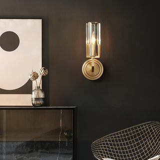 Aqua Lampe Murale en Laiton et Verre Haut de Gamme
